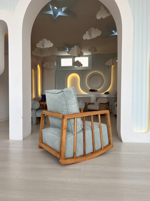 Atelier Del Sofa Silla Alada Azul Atelier Del Sofa Silla Alada Azul